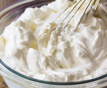 Homemade Whipping Cream